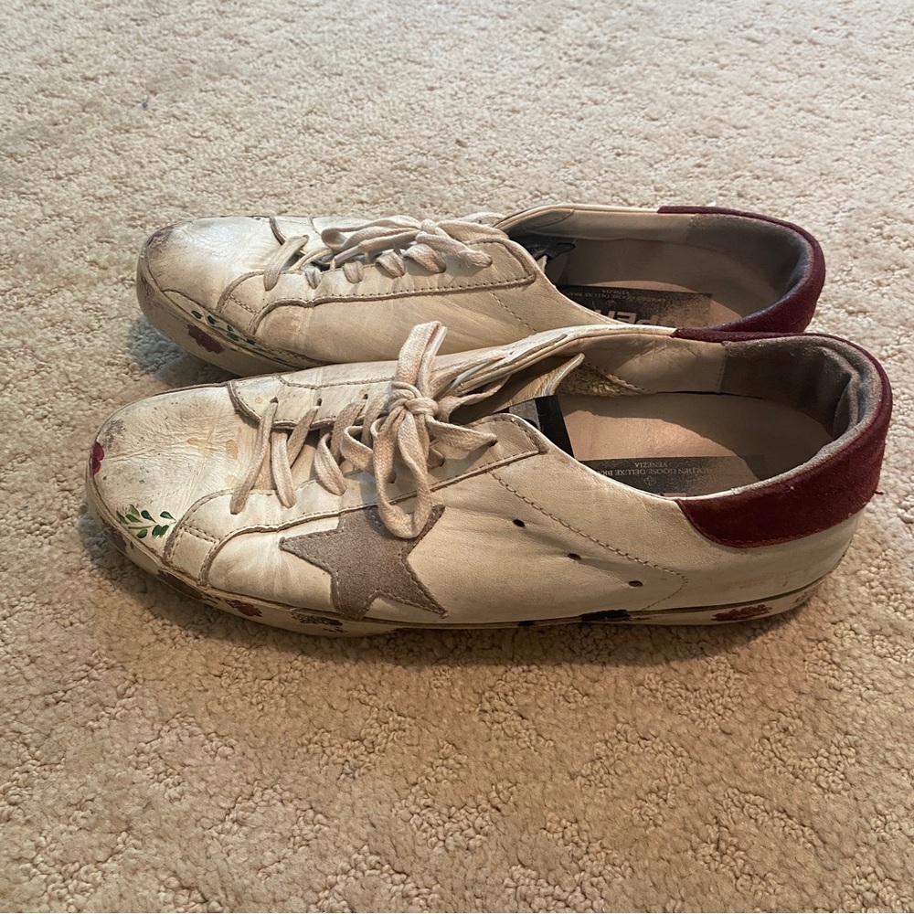 Golden Goose Hand Painted Sneakers - Picture 5 of 11